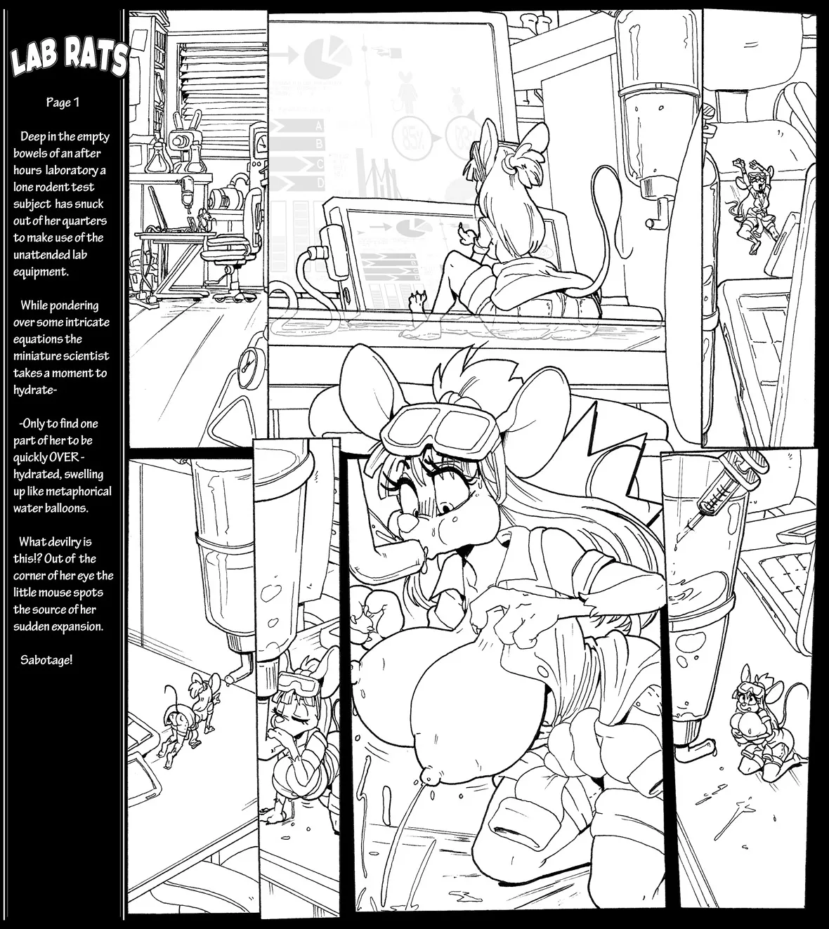 Lab Rats porno comics