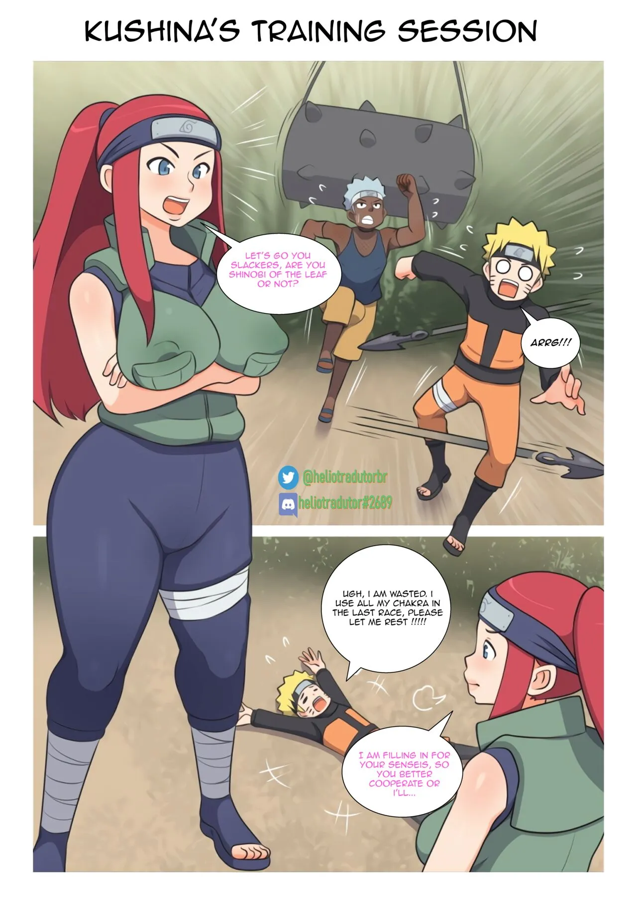 Kushina Training Session porno comics Cover