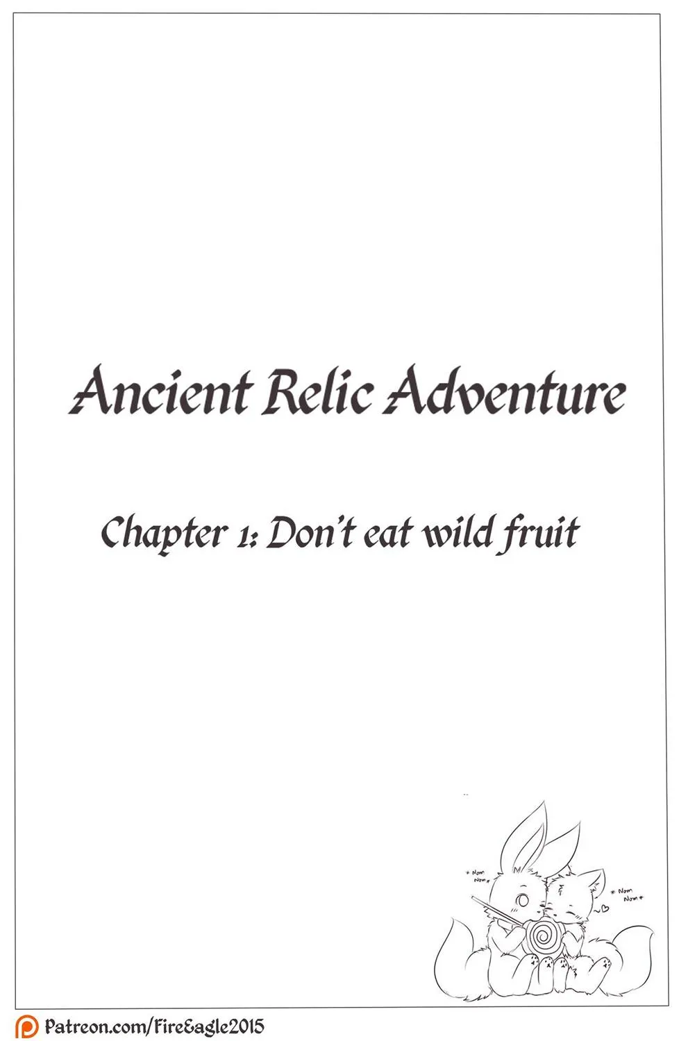 Ancient Relic Adventure 1 - Don't Eat Wild Fruit porno comics