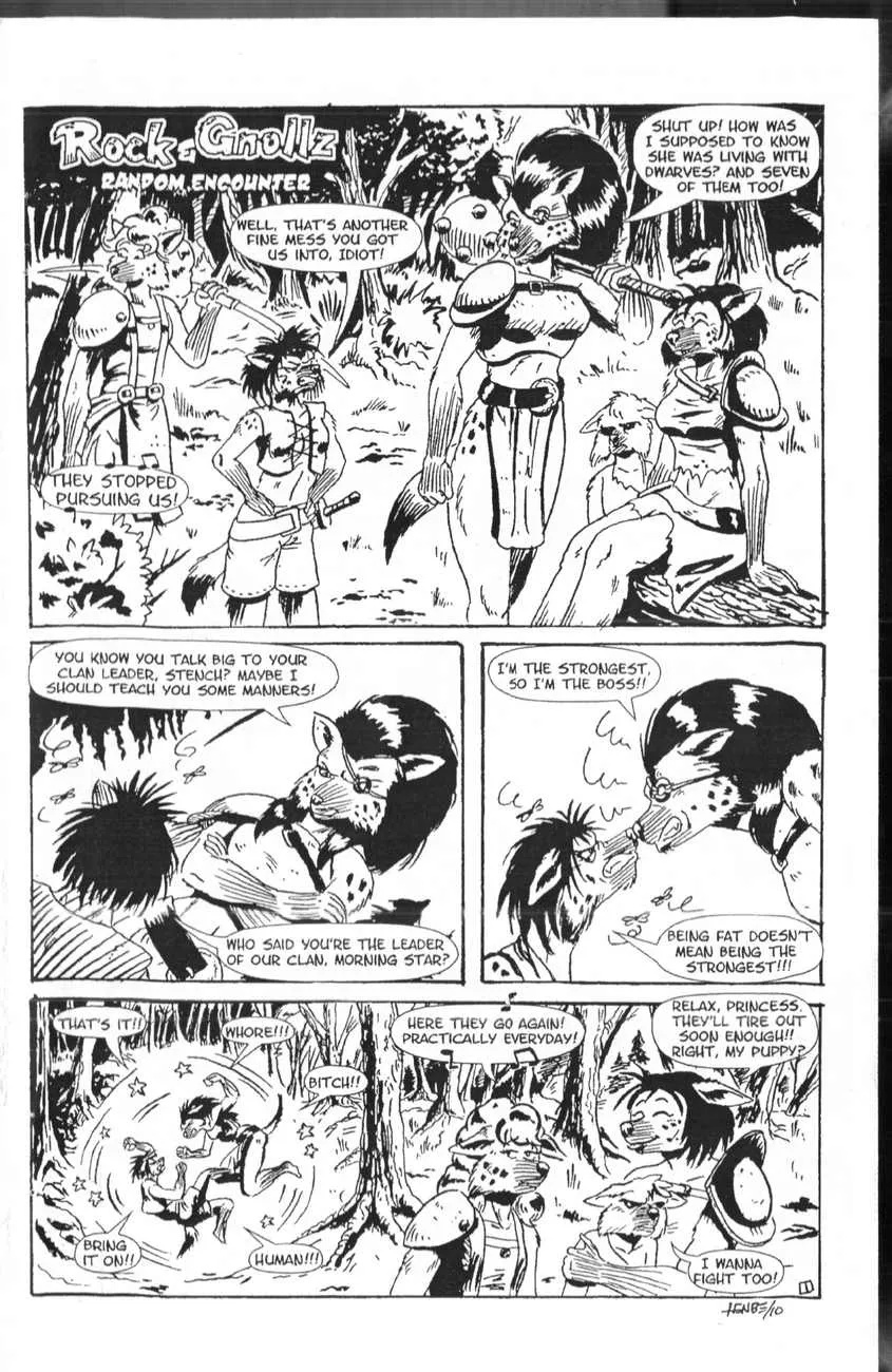 Rock & Gnollz - Random Encounter porno comics