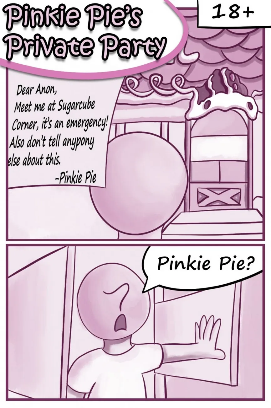 Pinkie Pie's Private Party porno comics Cover
