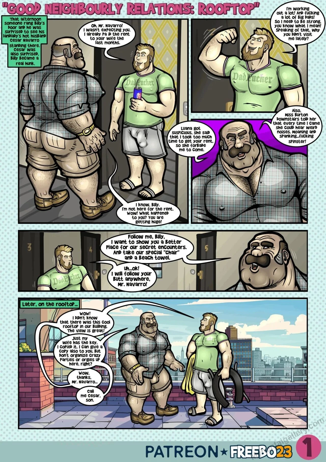Good Neighbourly Relations 10 - Rooftop porno comics