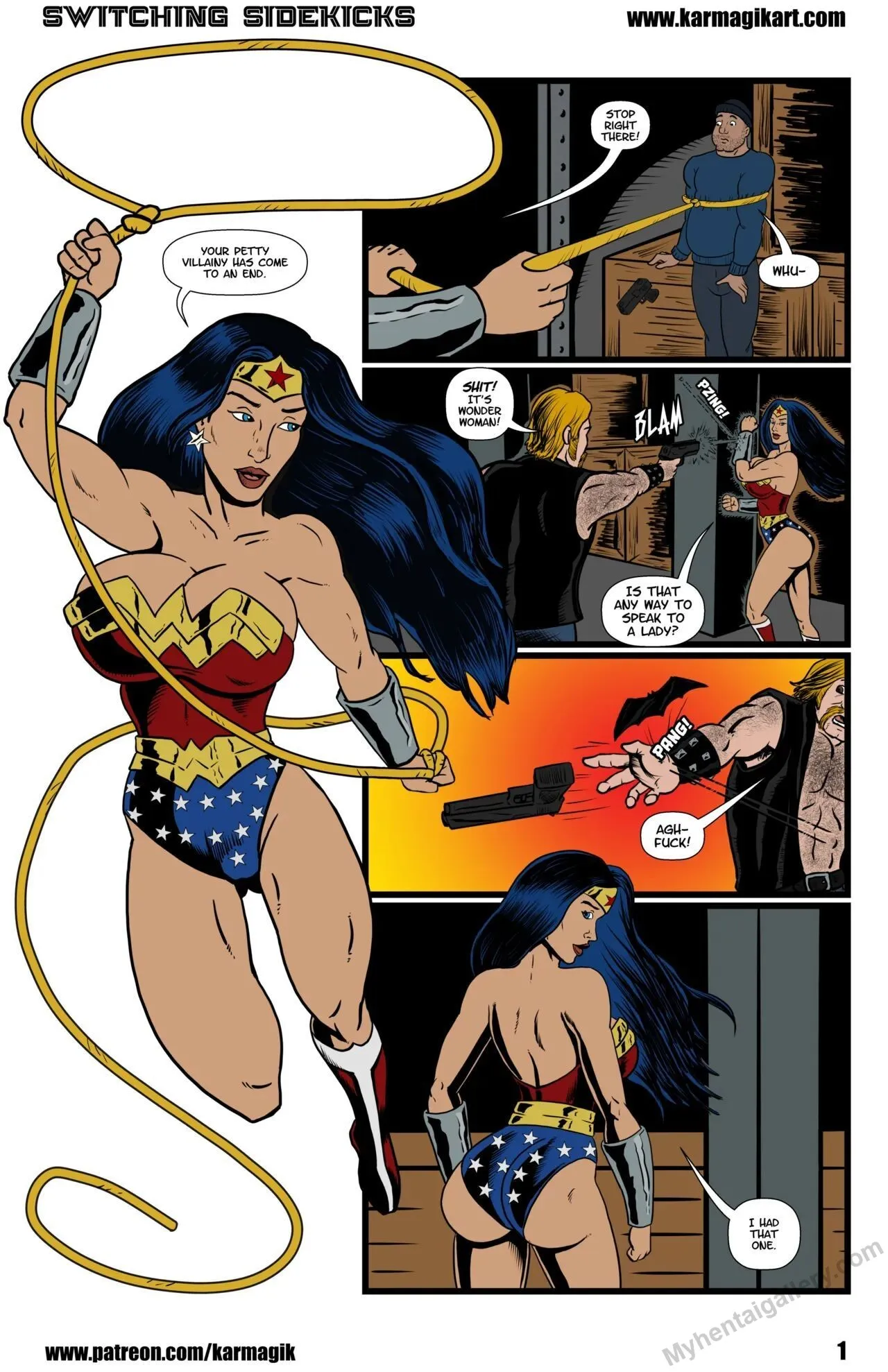 Switching Sidekicks (Colored) porno comics Cover