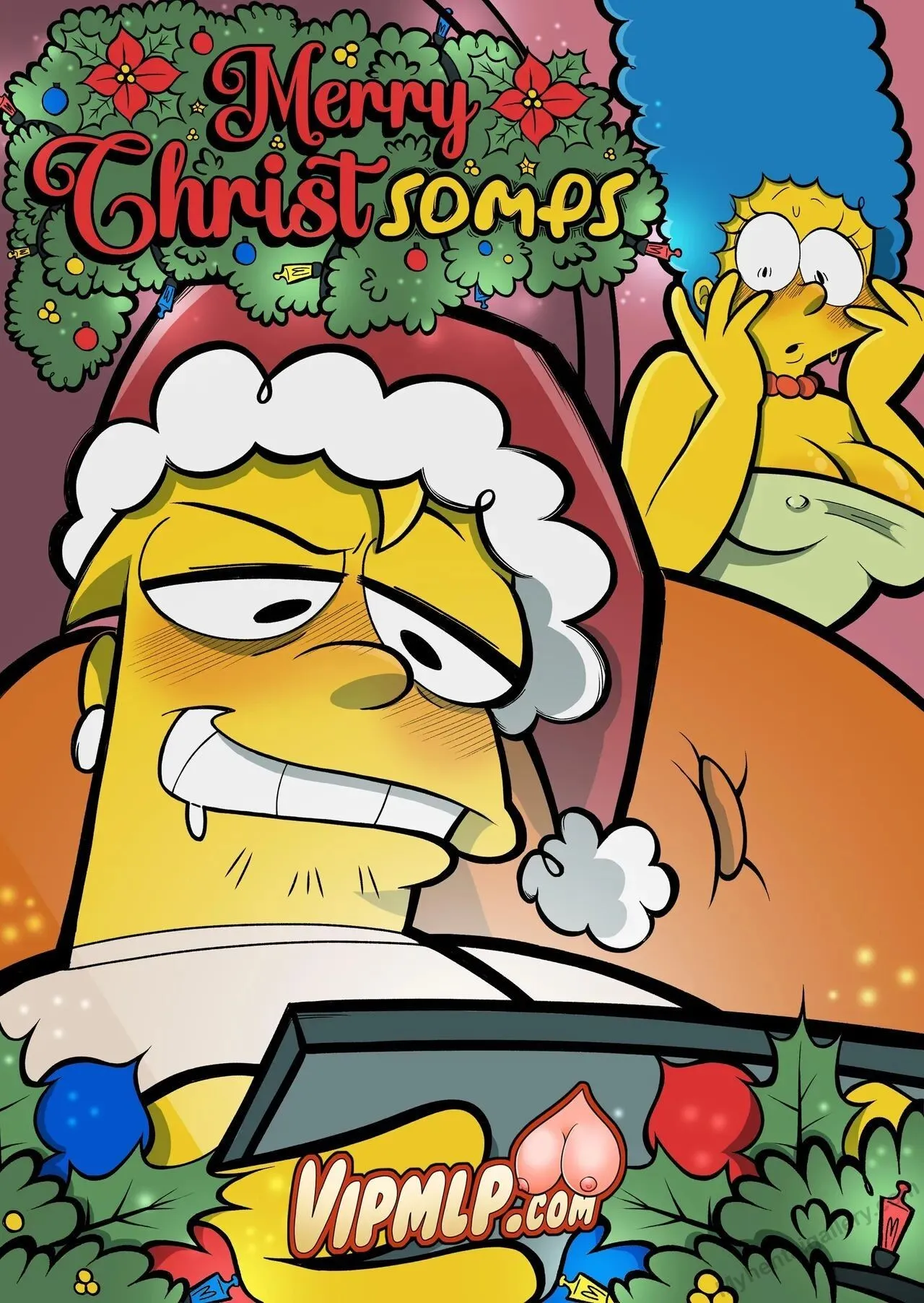 Merry Christsomps porno comics Cover