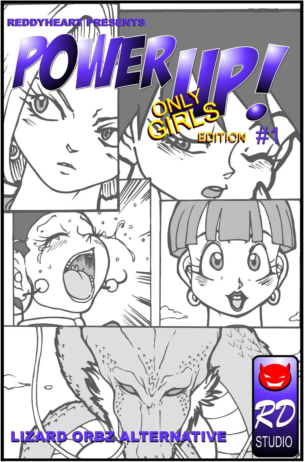 Power-Up 1 - Only Girls Edition porno comics Cover