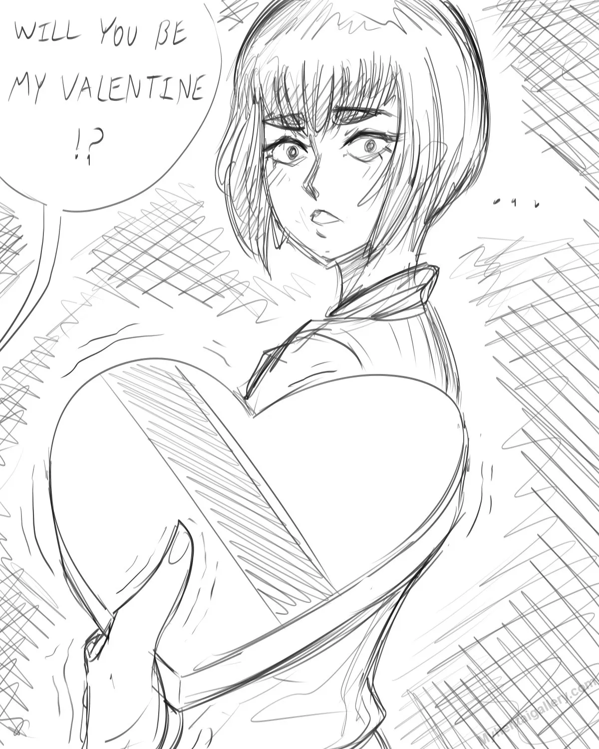 Satsuki's Valentines Date porno comics Cover