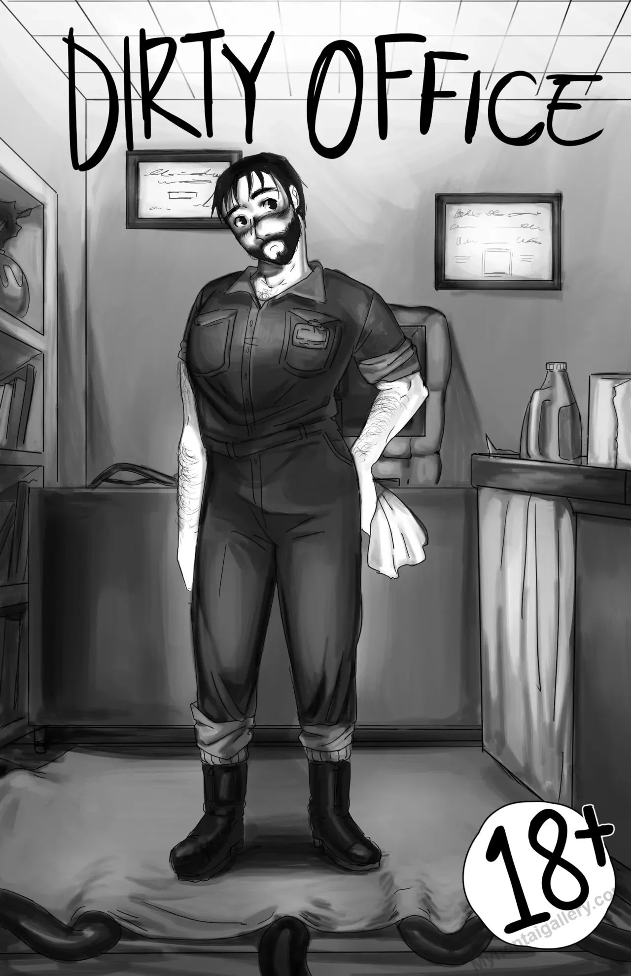 Dirty Office porno comics Cover