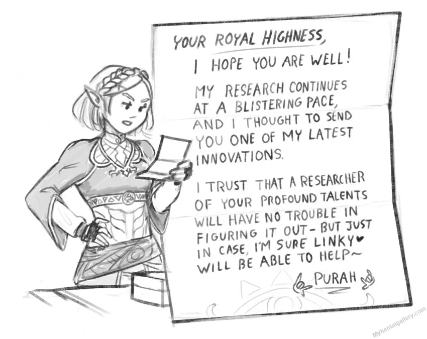 Princess Zelda - Purah's Gift porno comics