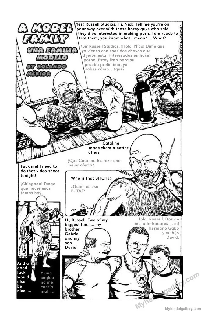 A Model Family porno comics Cover