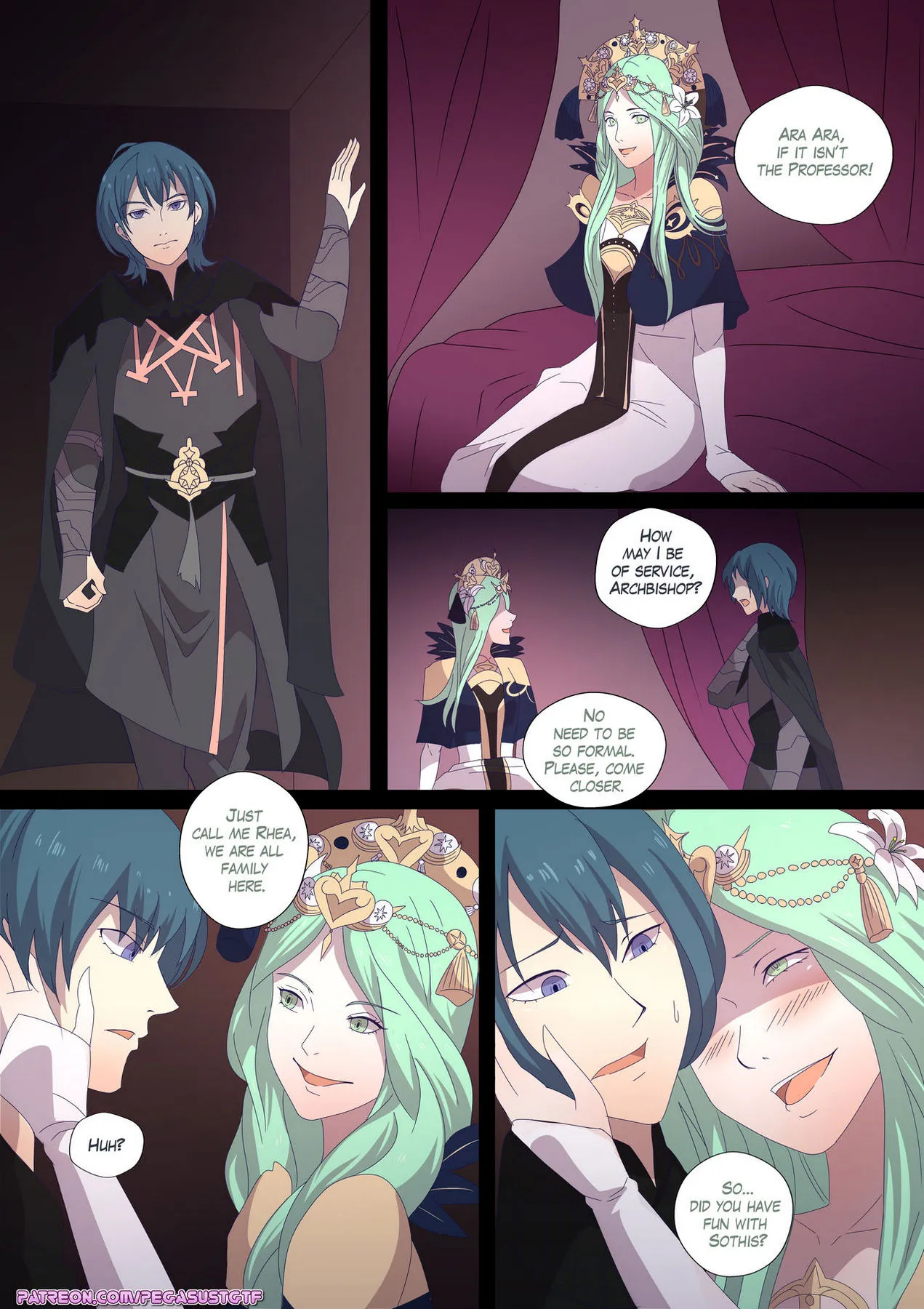 Byleth Into Sothis porno comics