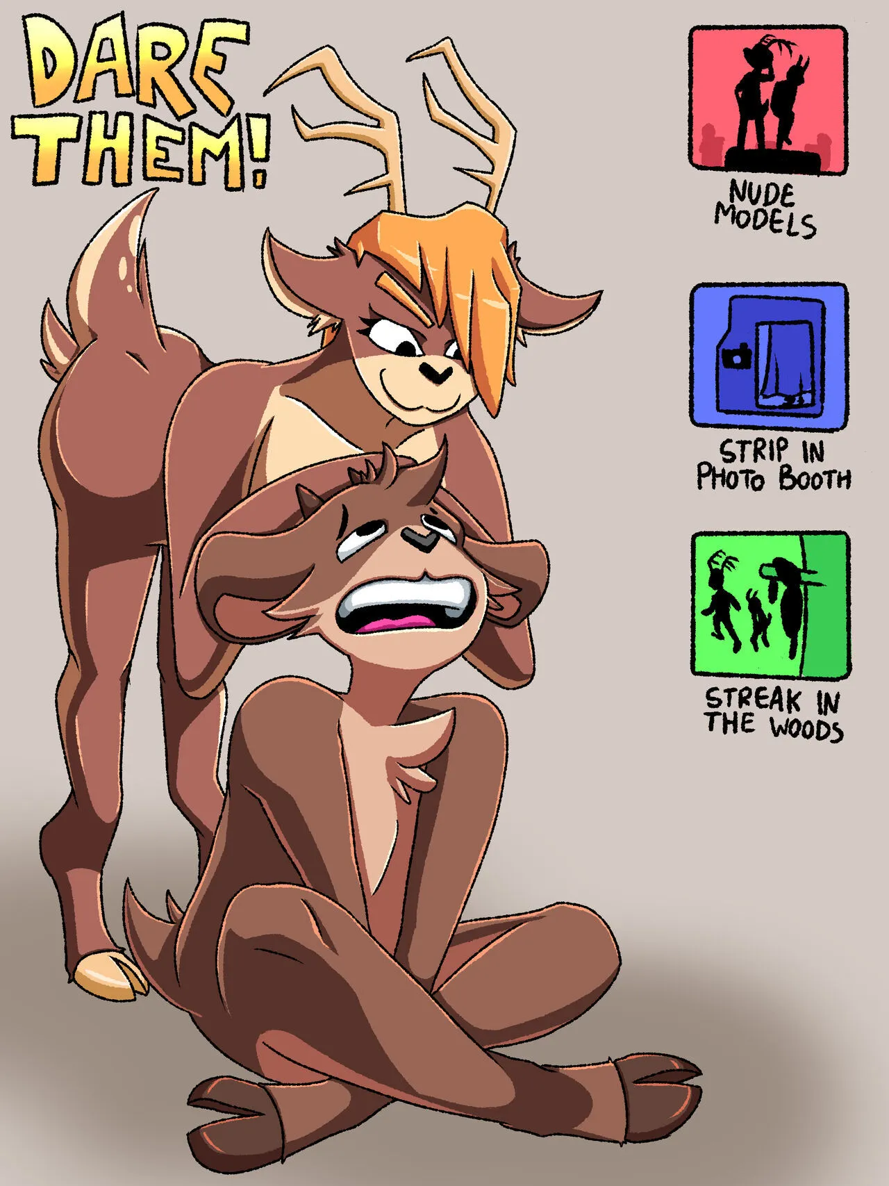 Dare Them! Strip In Photo Booth porno comics