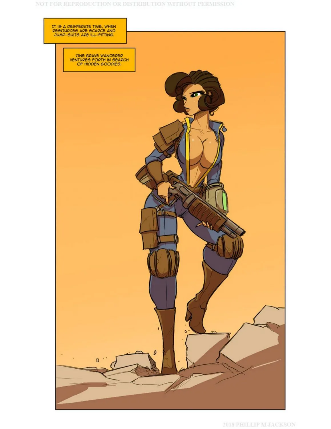 Buxom Wanderer porno comics