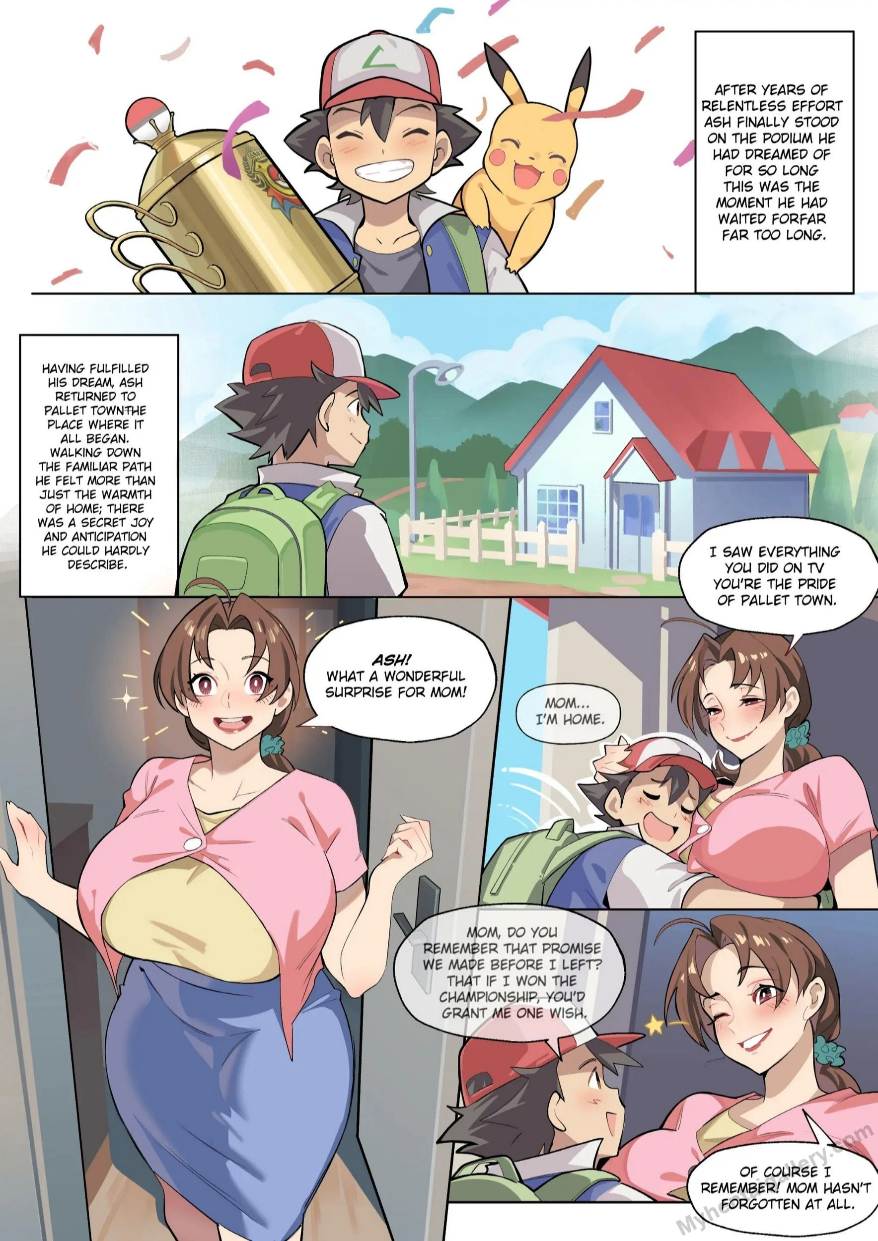 Ash & Delia porno comics