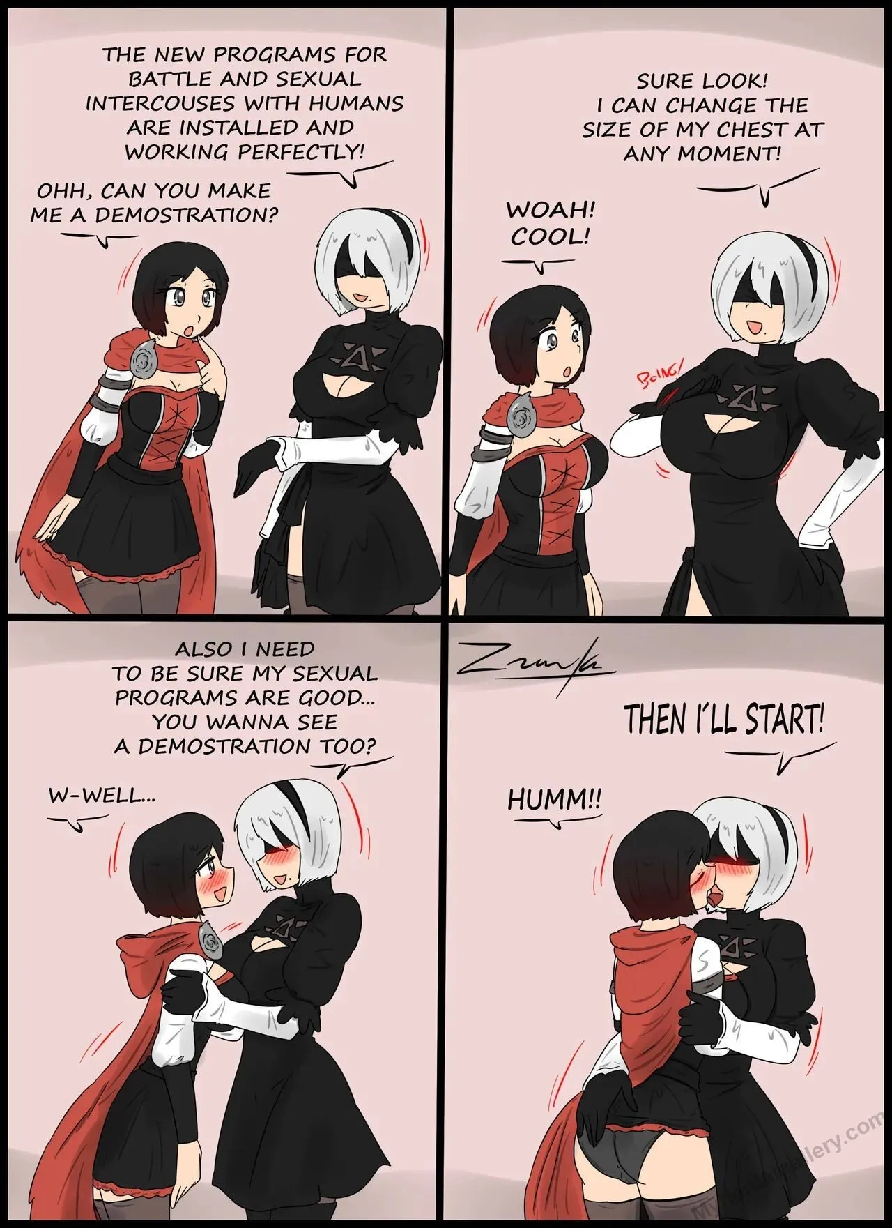 Lewd Programing porno comics Cover