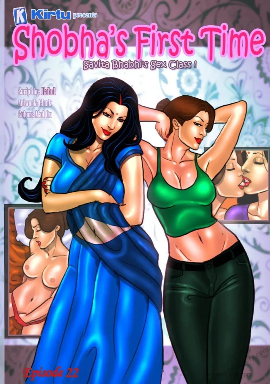 Savita Bhabhi 22 - Shobha's First Time porno comics Cover