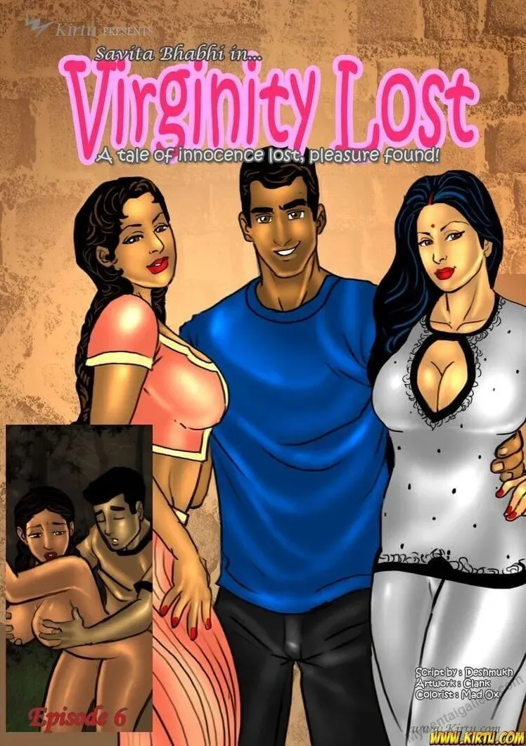 Savita Bhabhi 6 - Virginity Lost porno comics Cover