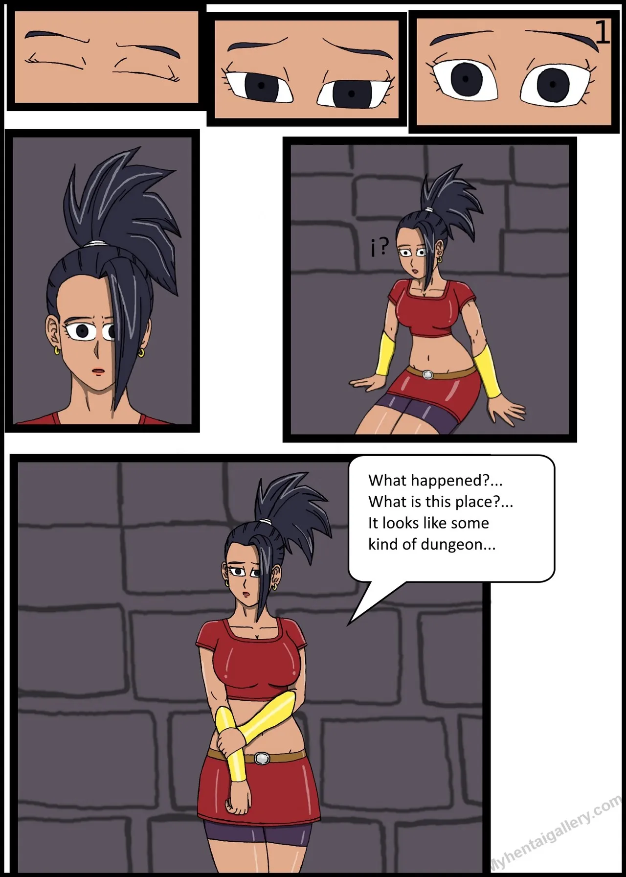Caulifla And Kale Enslaved porno comics Cover