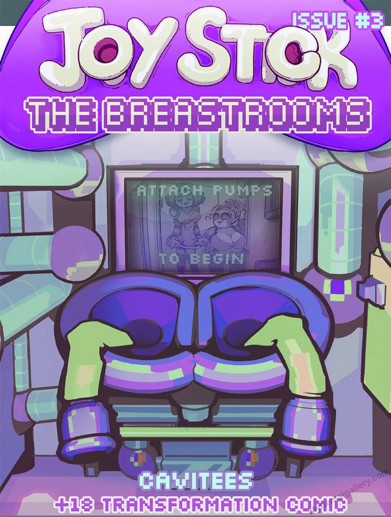 Joy-Stick 3 - The Breastrooms porno comics