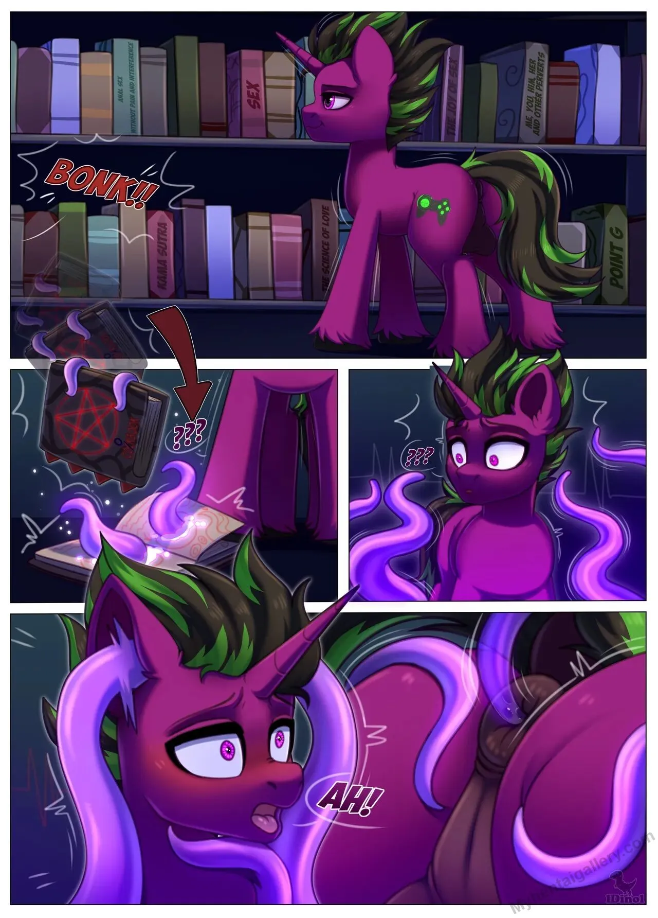 The Book Of Purple Tentacles porno comics