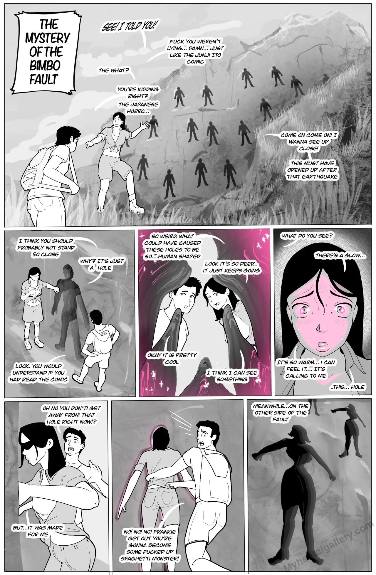 Mystery Of The Bimbo Fault porno comics Cover