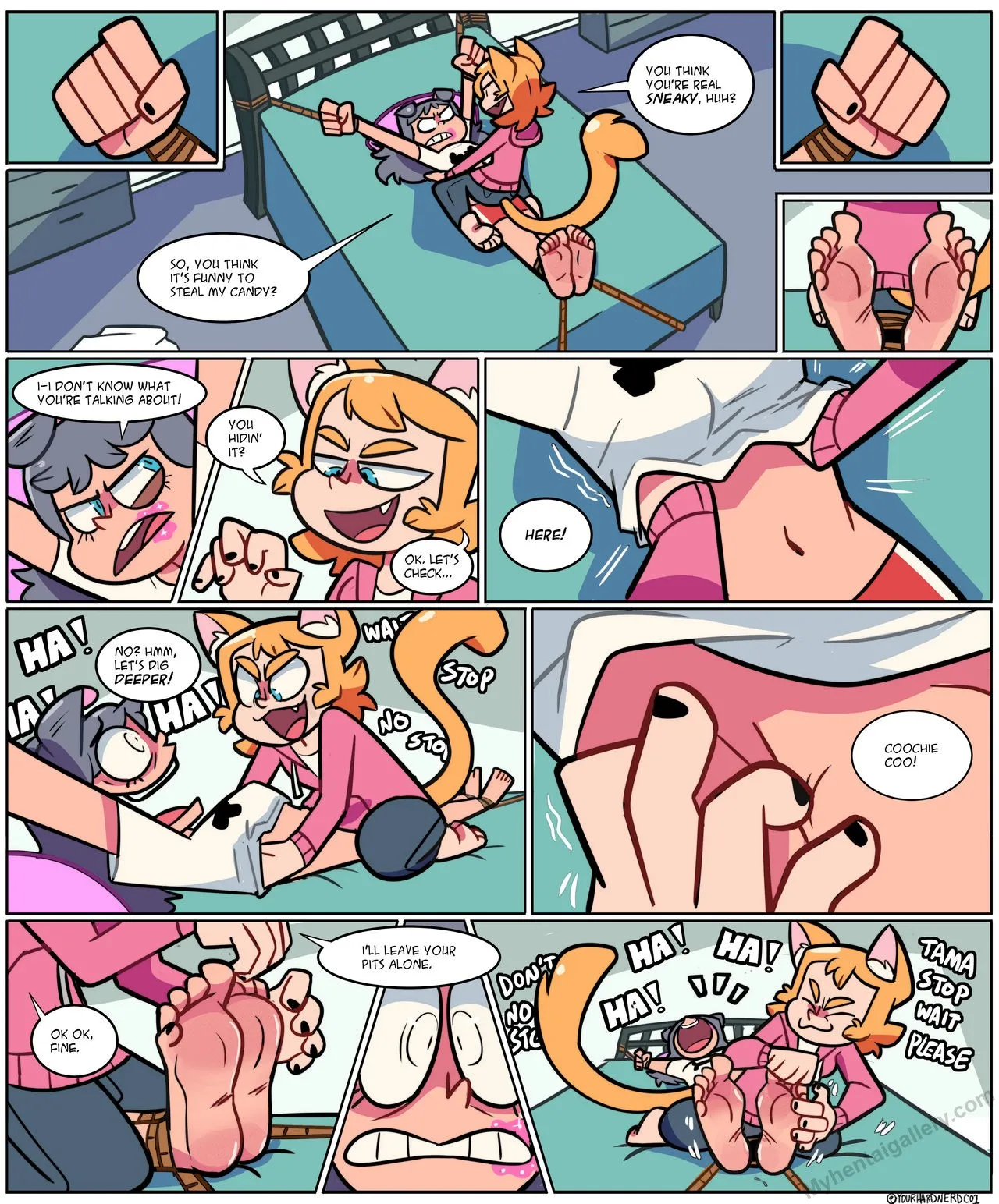 Tickle The Candy Thief! porno comics