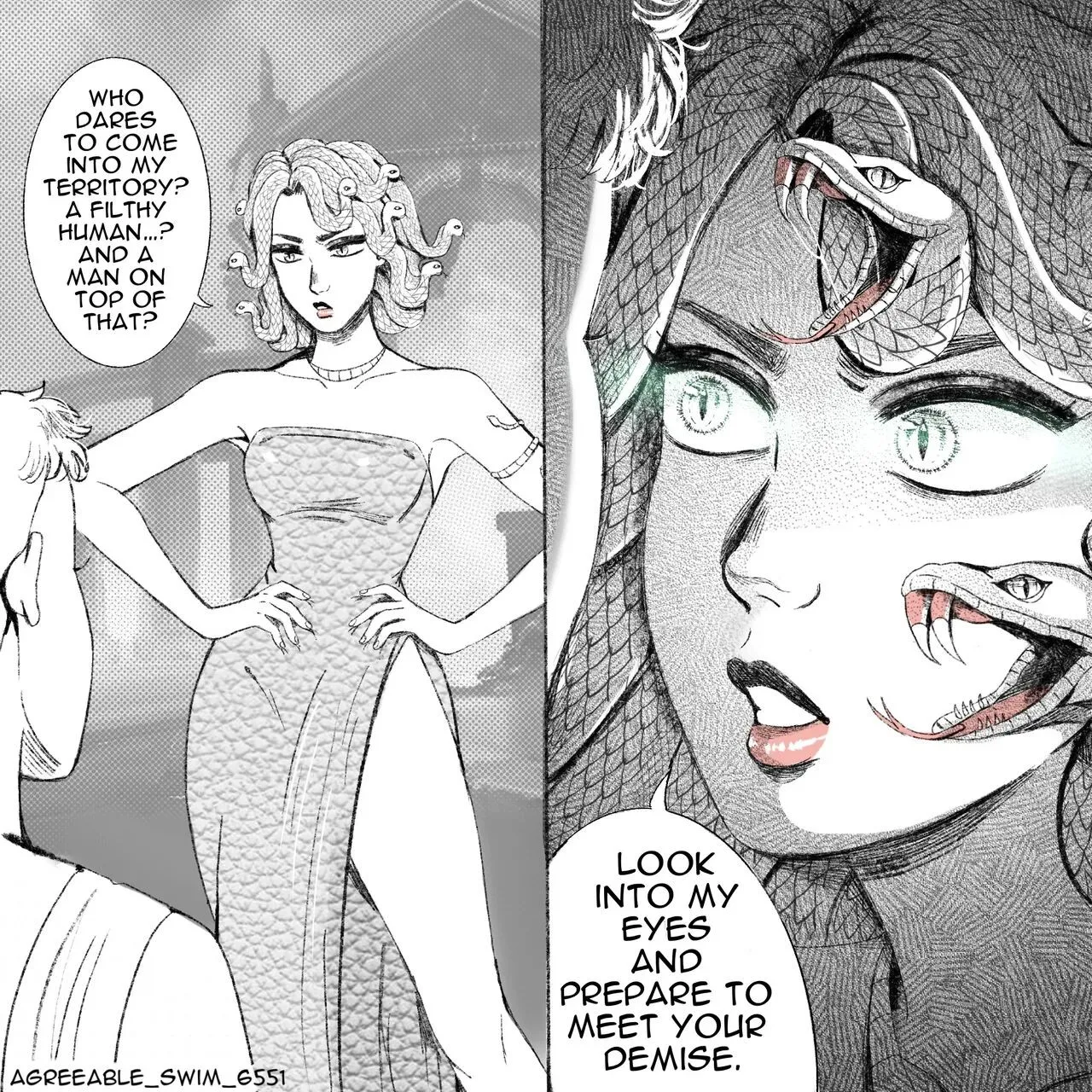 Taking A Shot At Medusa porno comics
