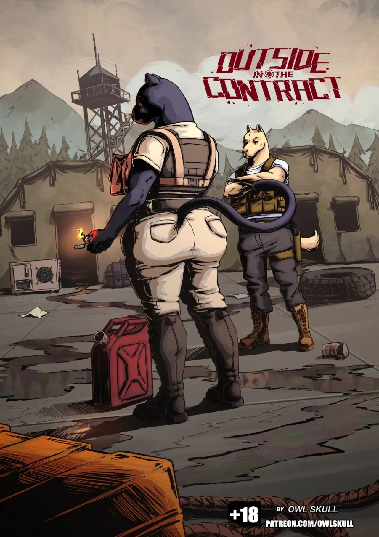 Outside In The Contract porno comics Cover