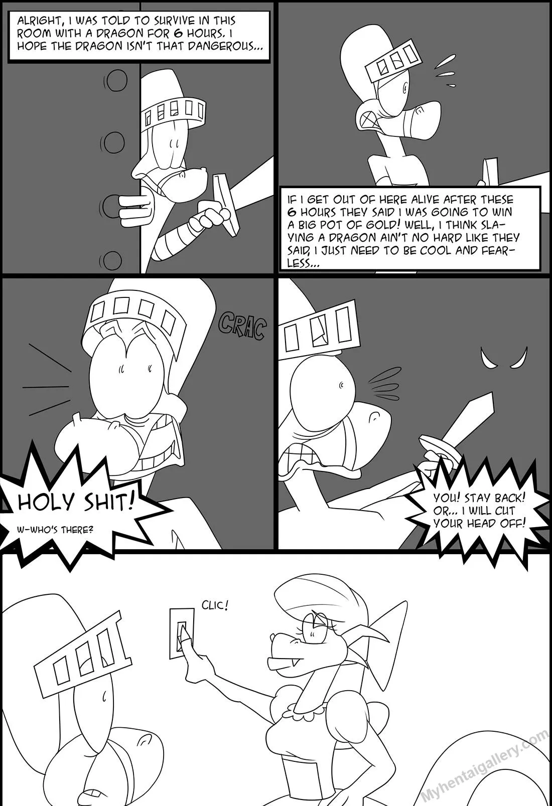 The 6 Hours Challenge Featuring Cameron porno comics Cover