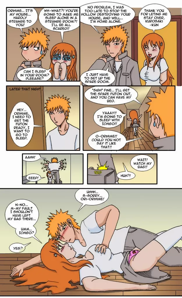 One Night At Ichigo's porno comics Cover