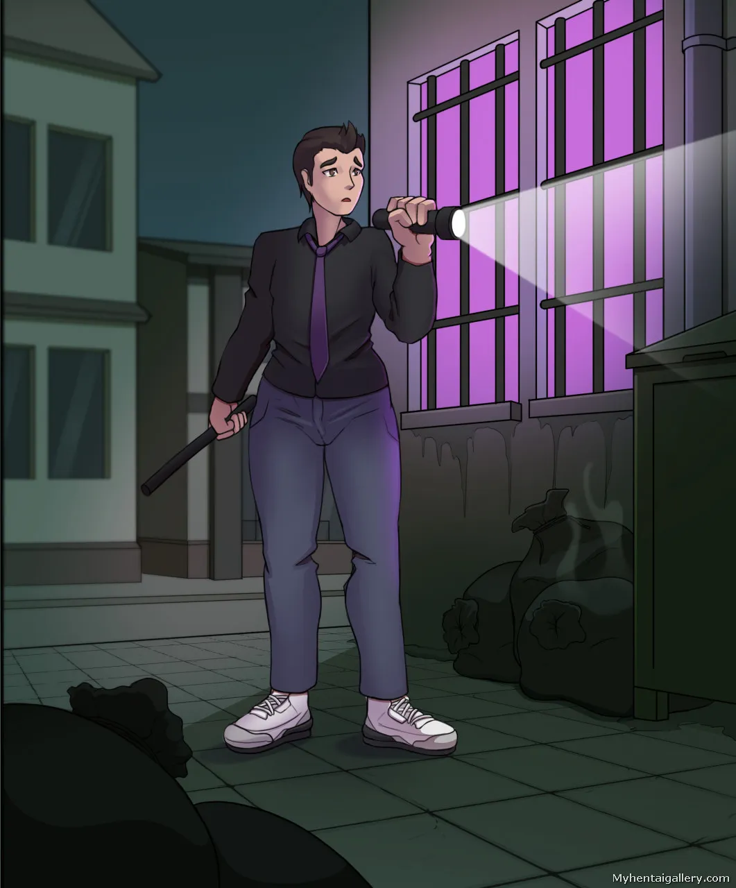 Ambush In The Backalley (Futa Version) porno comics Cover