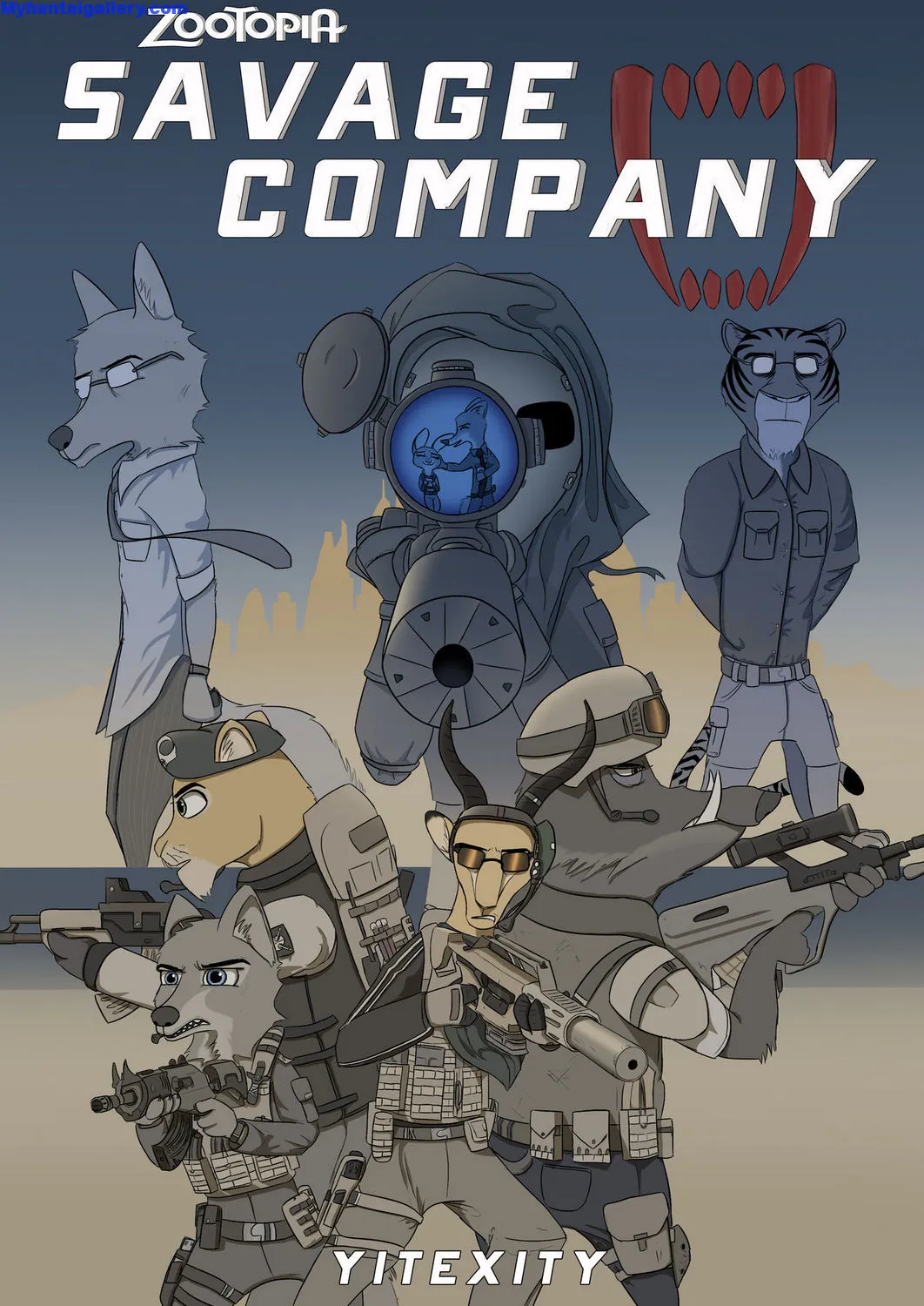 Savage Company 2 porno comics