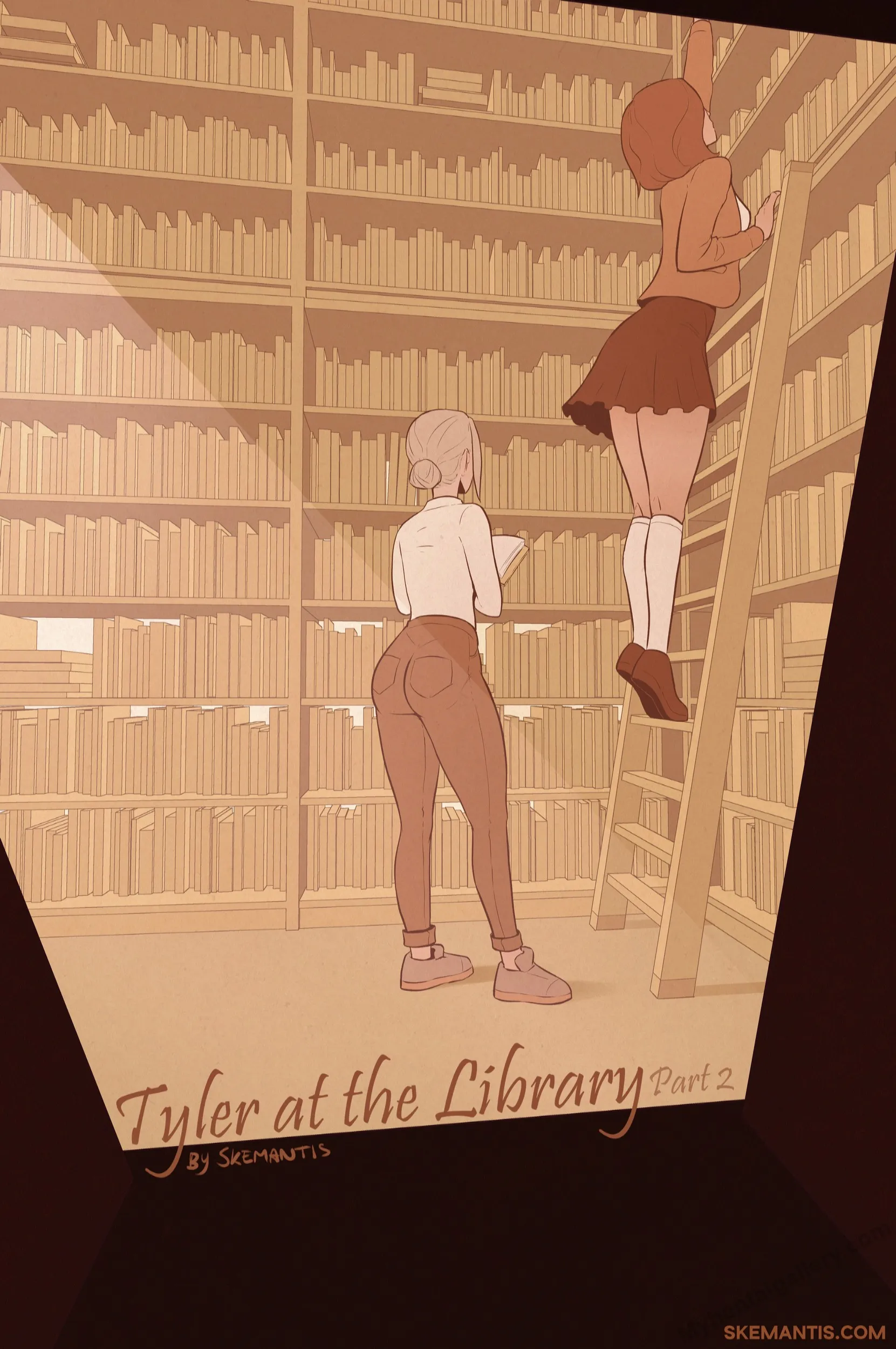 Tyler At The Library 2 porno comics Cover