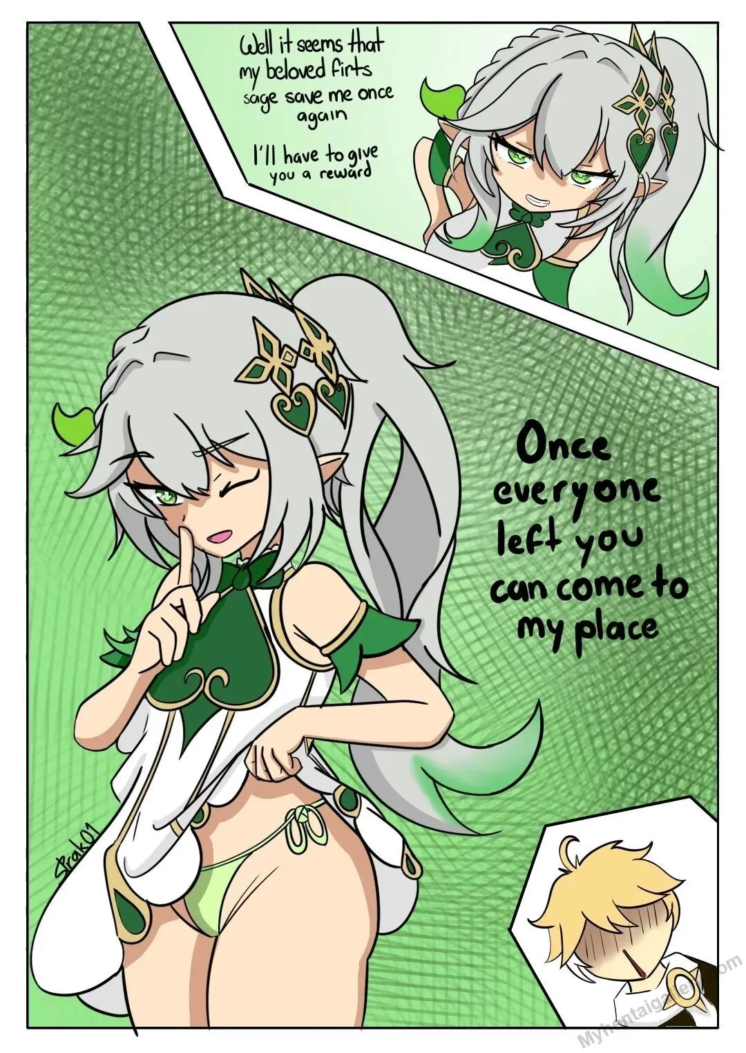 Nahida After AQ porno comics Cover