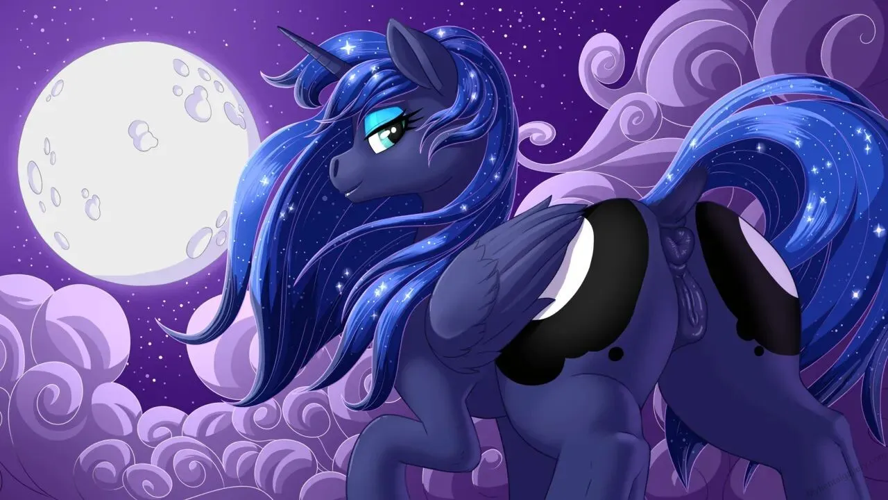 Luna x Anon porno comics Cover