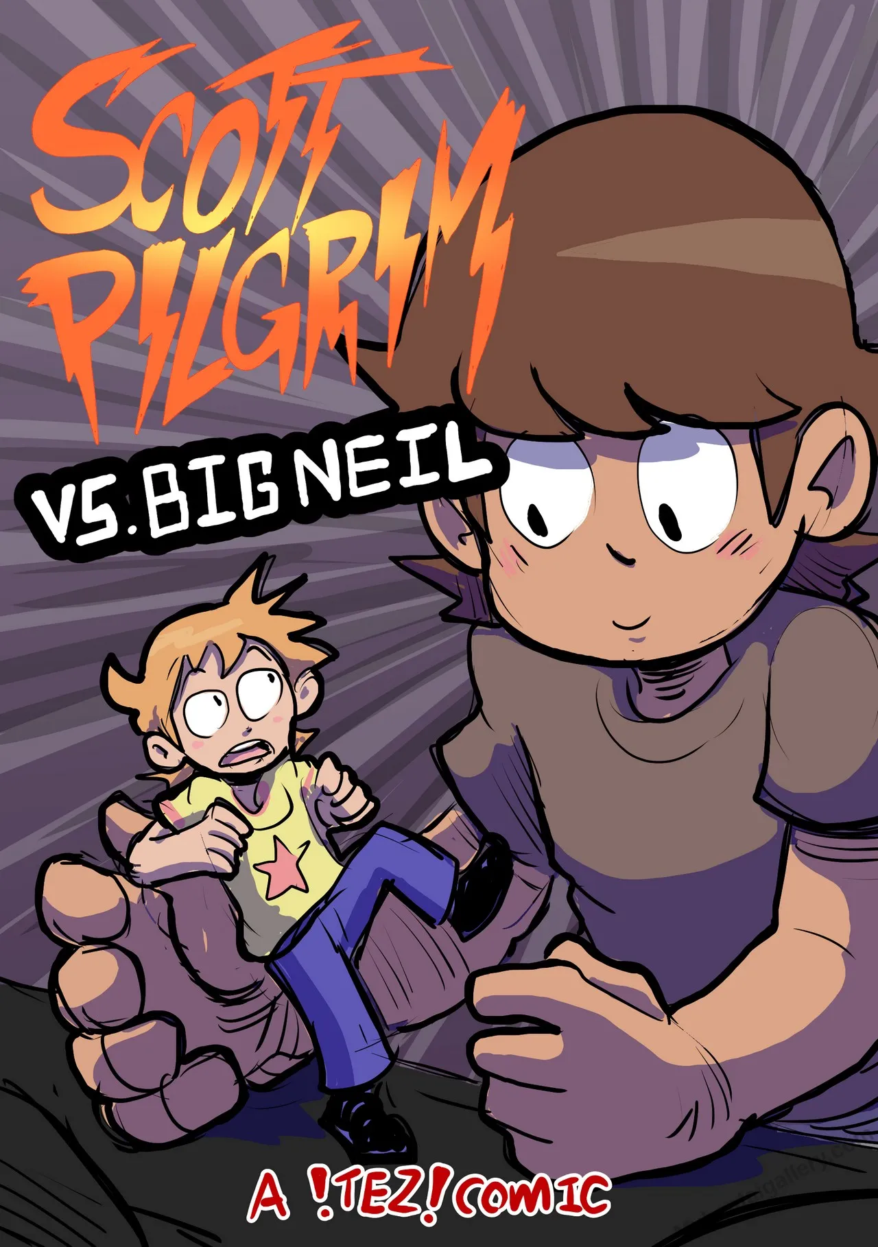 Scott Pilgrim Vs Big Neil porno comics Cover