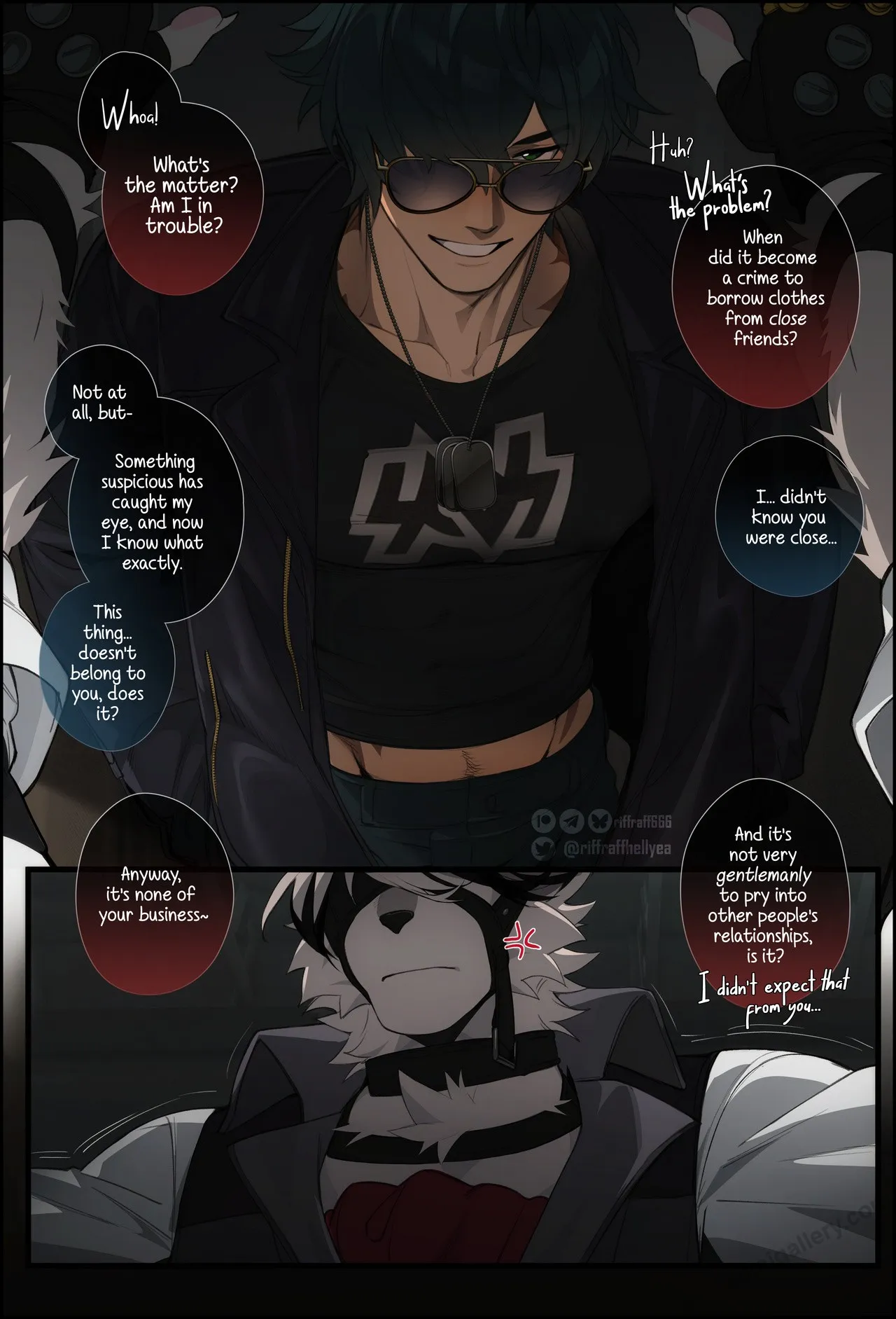 Lycaon x Lighter porno comics Cover