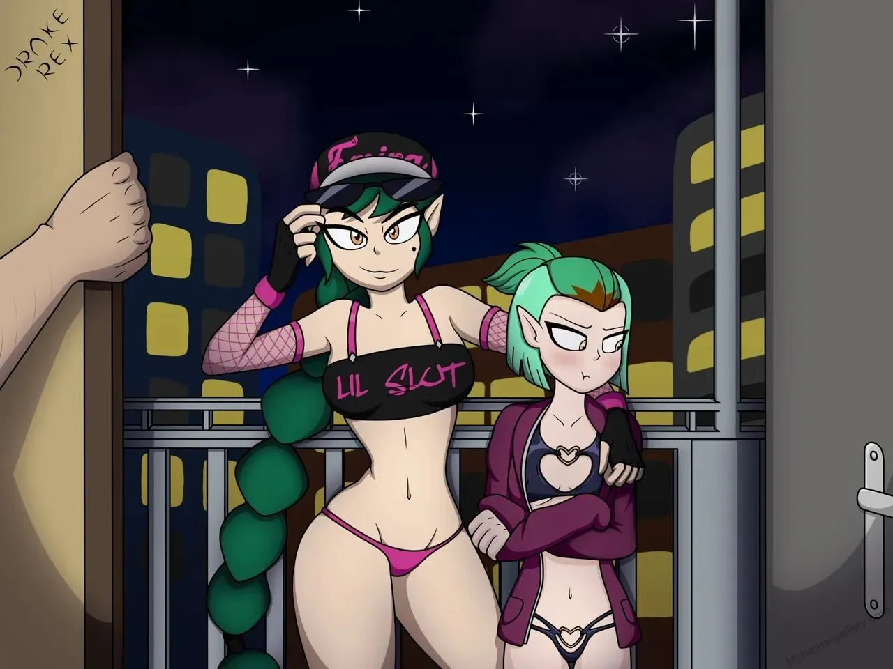 A Blight Visit porno comics Cover