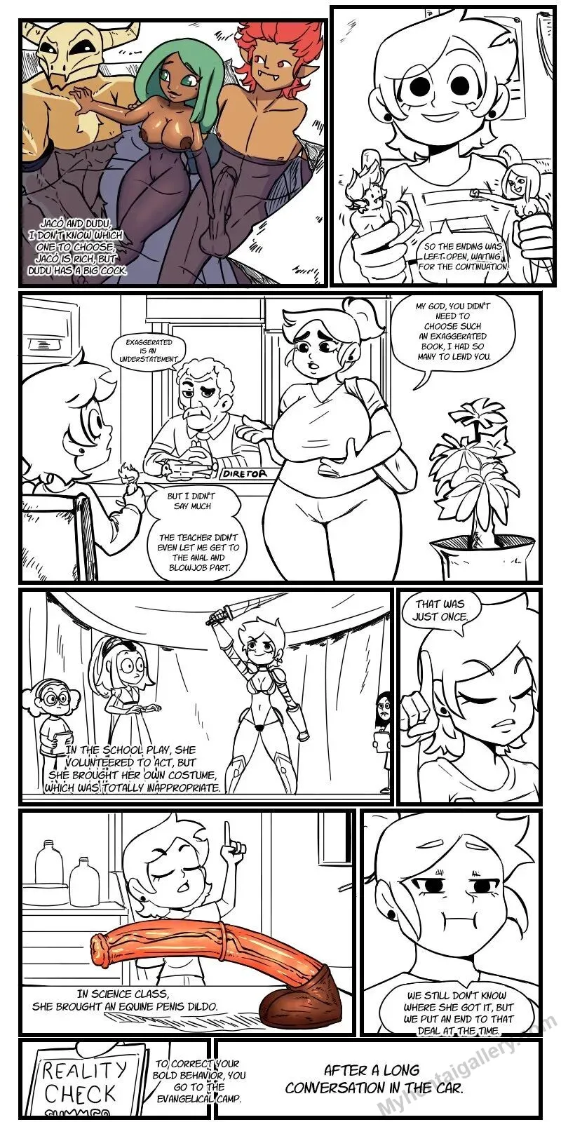 The Orgy House porno comics Cover