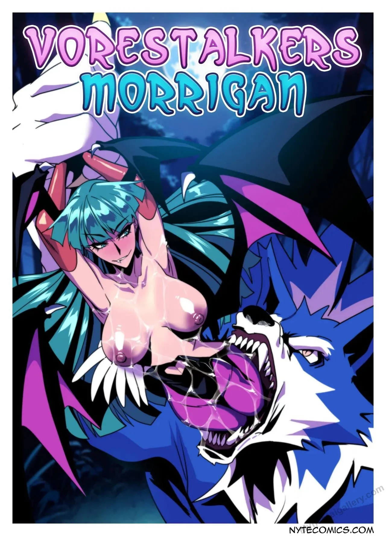 Vorestalkers - Morrigan porno comics Cover