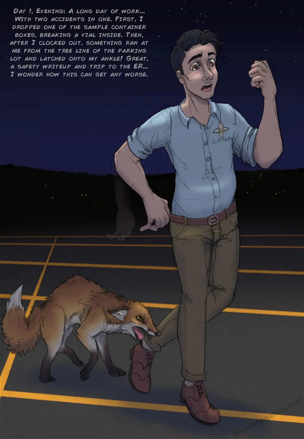 Unexpected Testing porno comics