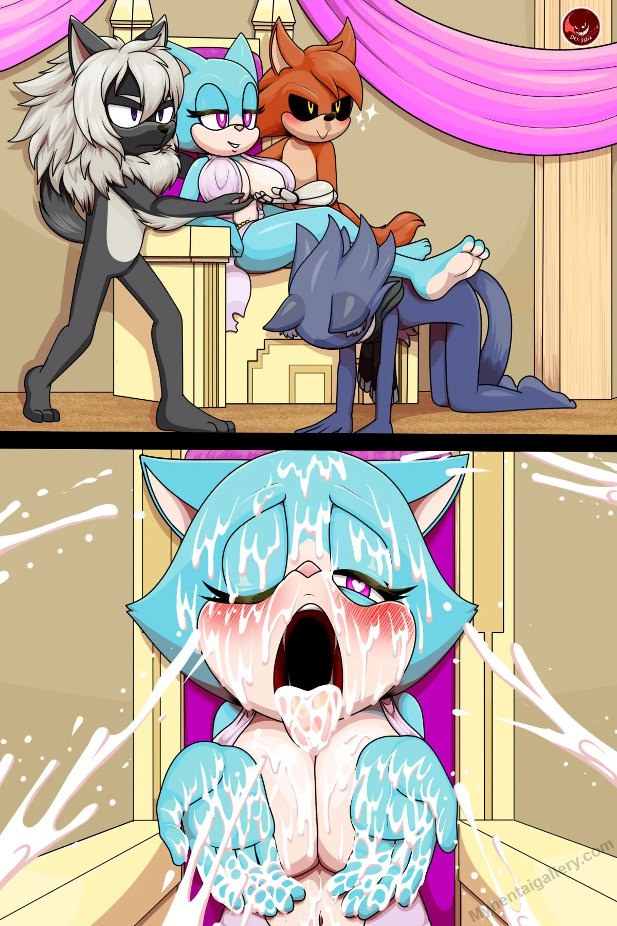 Afrodite Blue porno comics