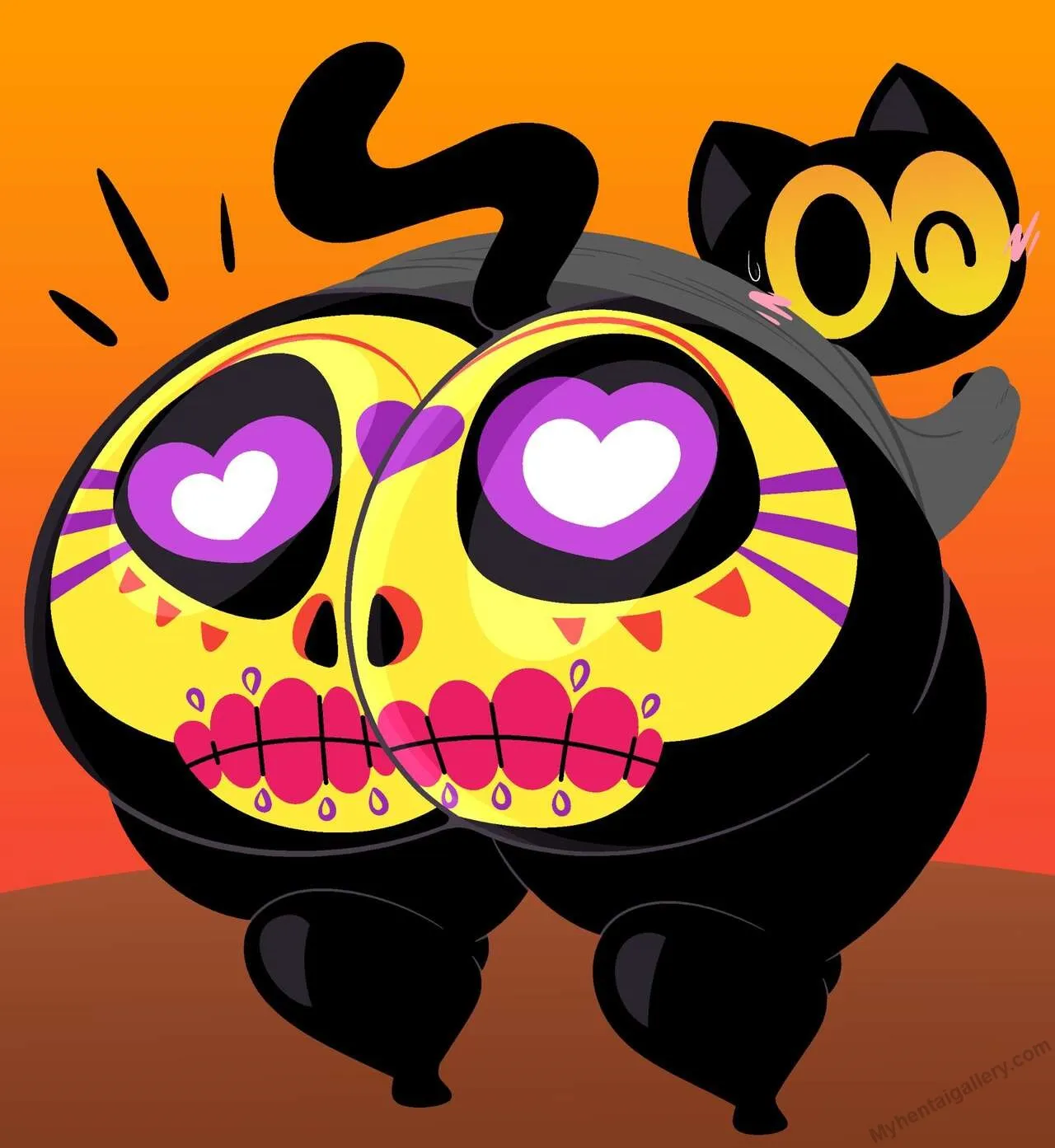 Los Muertos Day porno comics Cover