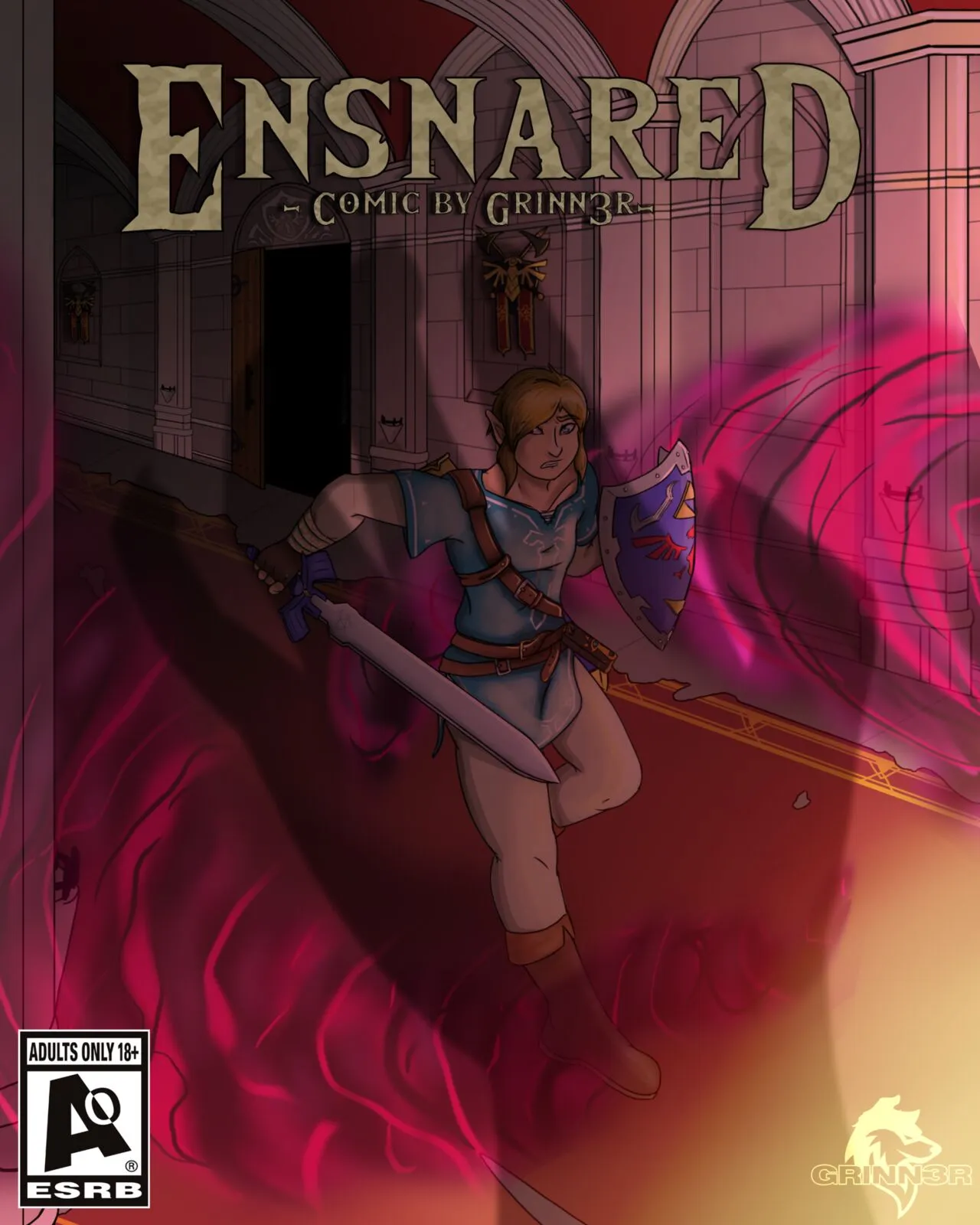 Ensnared porno comics Cover