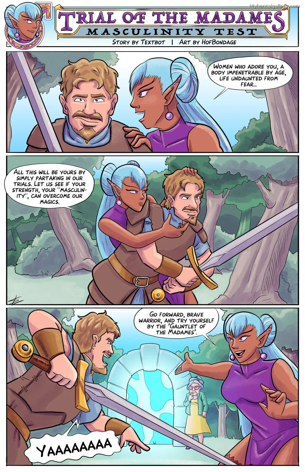 Trial Of The Madames - Masculinity Test porno comics