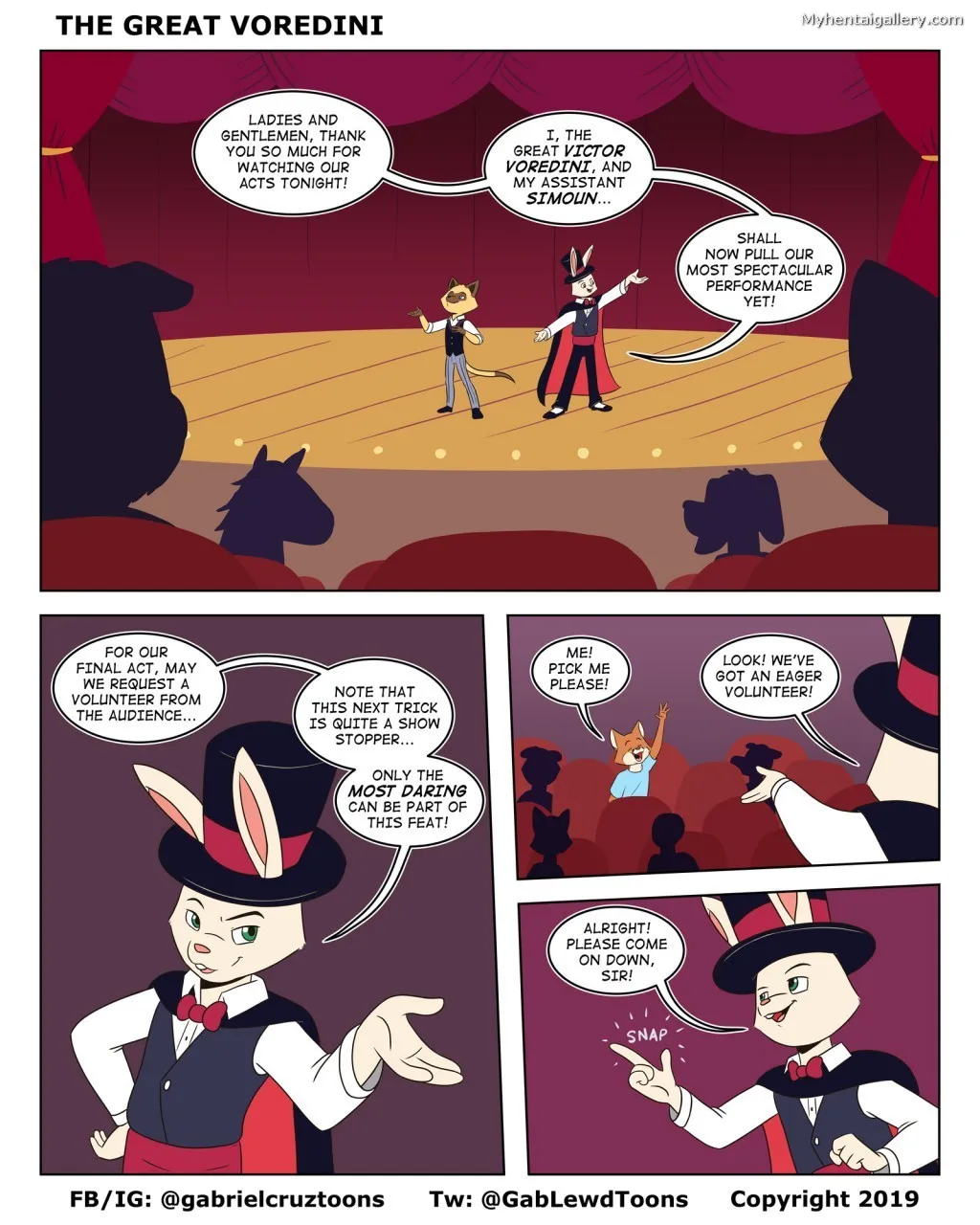 The Great Voredini porno comics