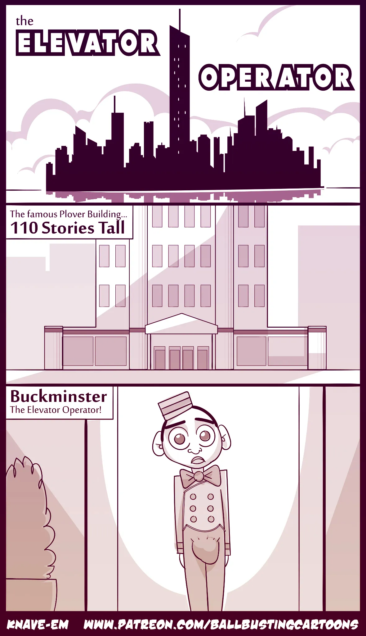 The Elevator Operator 1 porno comics Cover