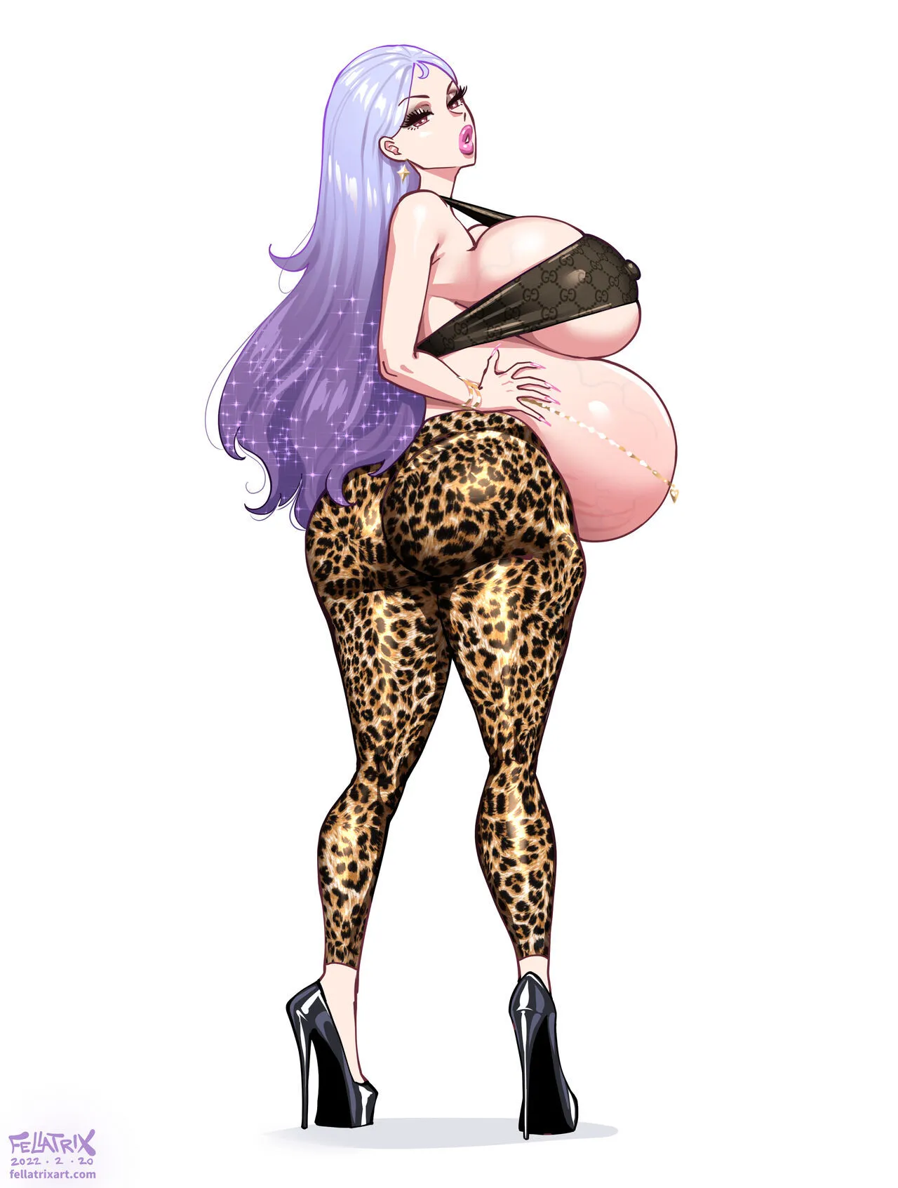 Ashley's Pregnant Fashion Show porno comics Cover