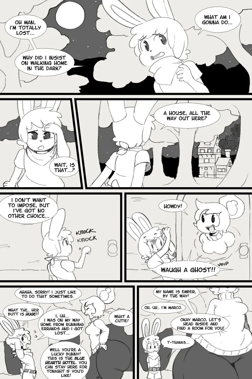 Blue Hearth Bunny porno comics