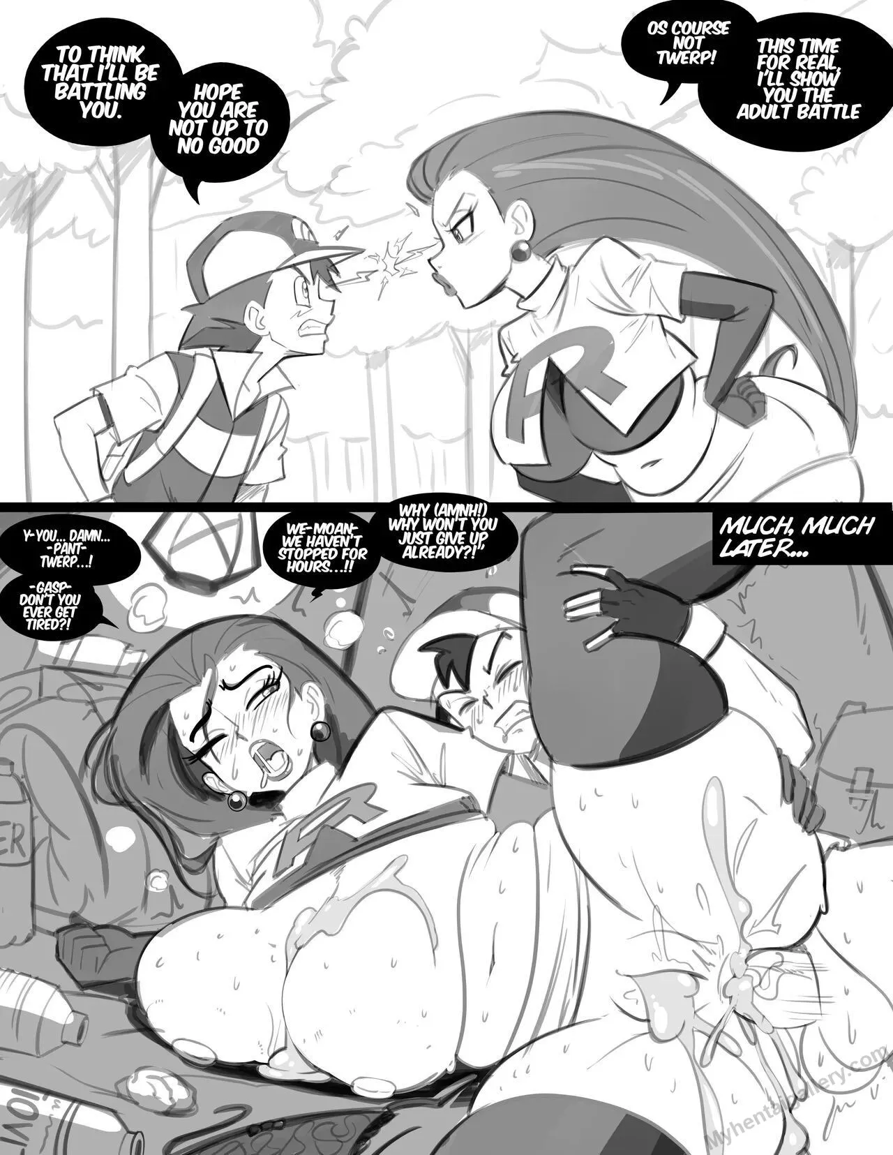 PokeQueens porno comics Cover