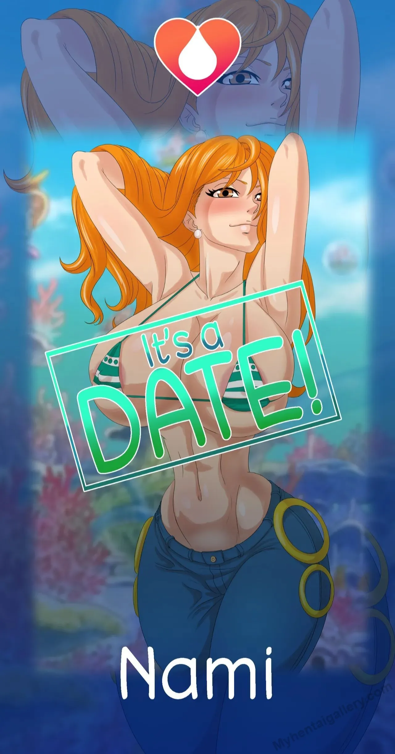 It's A Date! - Nami porno comics Cover